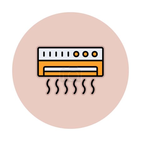 Illustration for Air conditioner icon vector illustration - Royalty Free Image