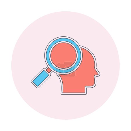 Illustration for Research icon, vector illustration - Royalty Free Image