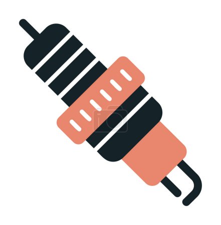 Illustration for Vector illustration of Spark Plug icon - Royalty Free Image