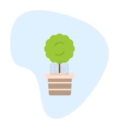 Illustration for Myrtus plant icon vector illustration - Royalty Free Image