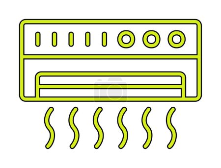 Illustration for Air conditioner icon vector illustration - Royalty Free Image