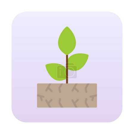 Illustration for Sprout icon, vector illustration - Royalty Free Image