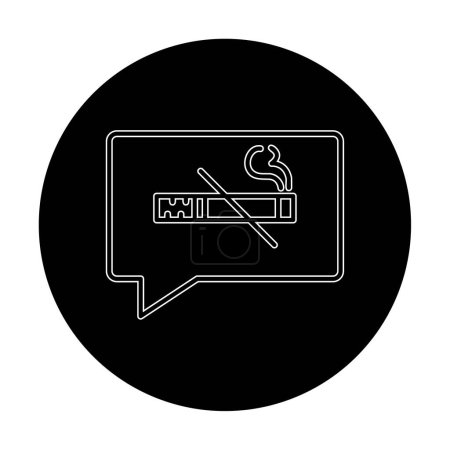Illustration for Simple No Tobacco Day icon, vector illustration - Royalty Free Image