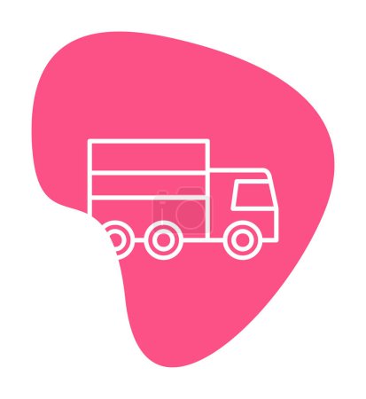 Ilustración de Icono del camión, ilustración del vector - Imagen libre de derechos