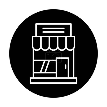 Illustration for Store icon, vector illustration simple design - Royalty Free Image