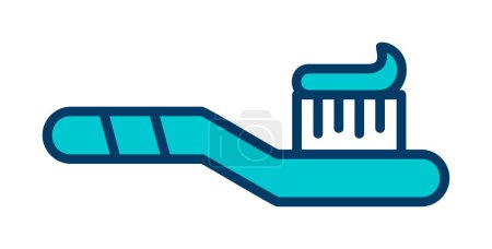 Illustration for Toothbrush   icon vector illustration design - Royalty Free Image