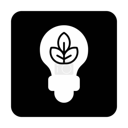Illustration for Light bulb icon. vector illustration - Royalty Free Image