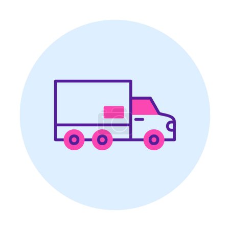 Illustration for Delivery truck icon, vector illustration - Royalty Free Image