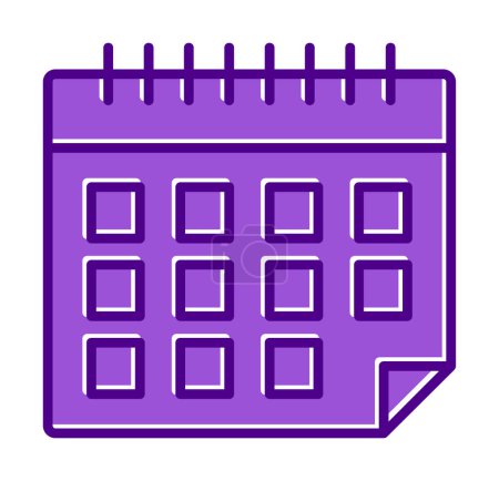 Illustration for Calendar icon, vector illustration - Royalty Free Image