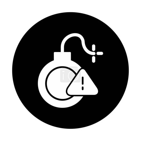 Ilustración de Ilustración vectorial del icono de señal de advertencia - Imagen libre de derechos