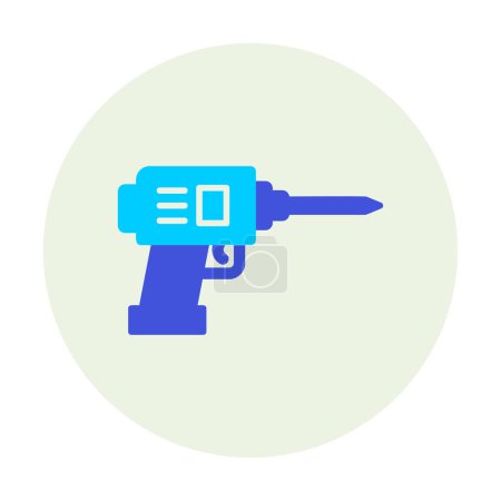 Illustration for Drill tool  icon vector illustration - Royalty Free Image