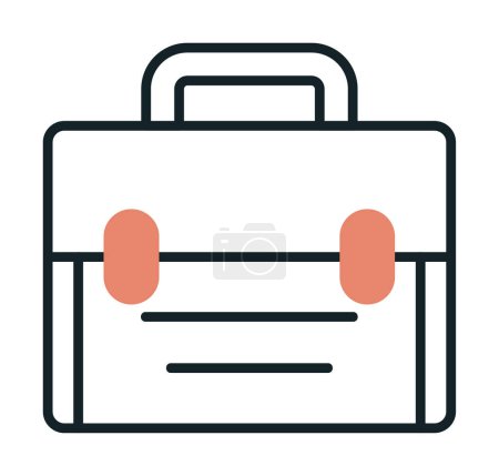 Illustration for Briefcase icon vector illustration design - Royalty Free Image