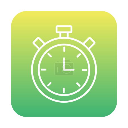 Ilustración de Stopwatch icono de vector simple - Imagen libre de derechos