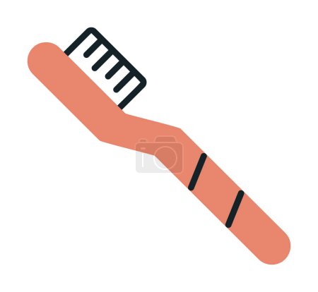 Illustration for Simple Toothbrush   icon vector illustration design - Royalty Free Image