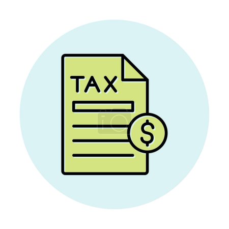 Ilustración de Vector ilustración del icono de pago de impuestos - Imagen libre de derechos
