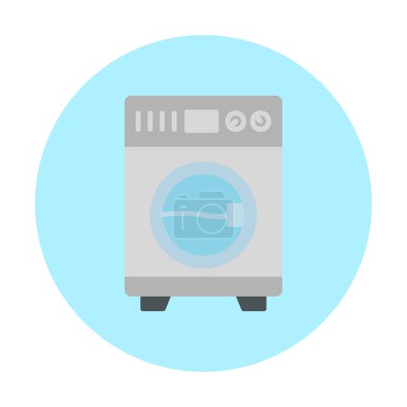 Illustration for Washing machine icon. simple illustration - Royalty Free Image