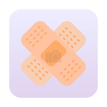 Ilustración de Icono de Band Aids, ilustración vectorial - Imagen libre de derechos