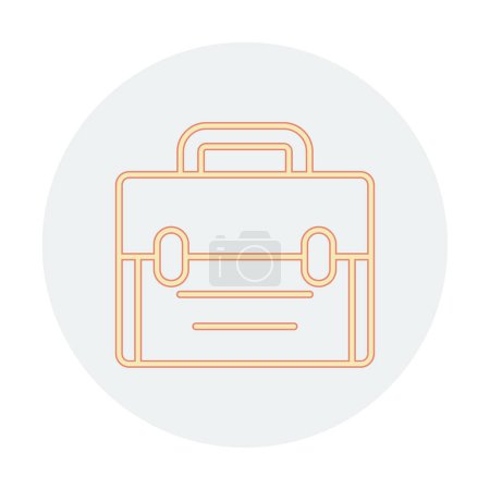 Illustration for Flat briefcase  vector illustration  design - Royalty Free Image