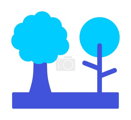 Ilustración de Árbol icono vector ilustración para uso personal y comercial. - Imagen libre de derechos