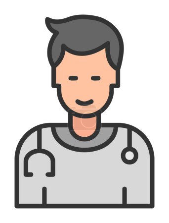 Illustration for Vector illustration design of doctor icon - Royalty Free Image