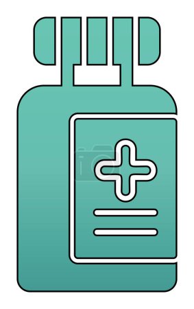 Illustration for Medical icon vector illustration. Vaccine - Royalty Free Image