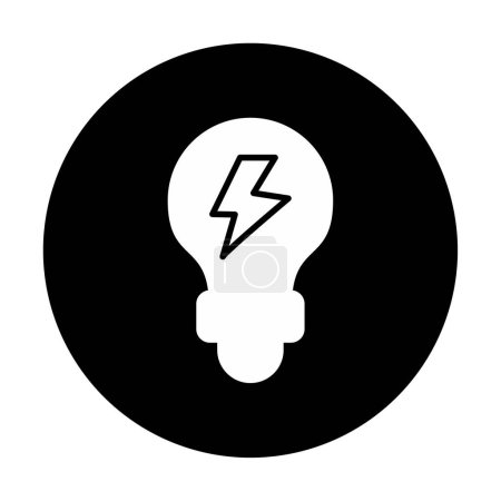 Illustration for Bulb light icon, vector illustration - Royalty Free Image