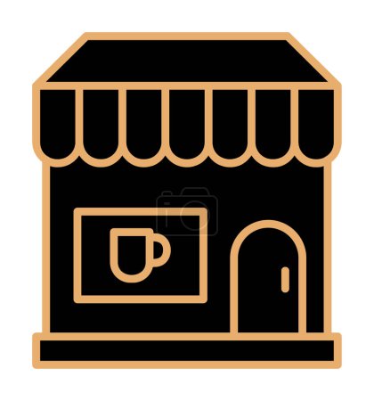 Illustration for Coffee Shop icon vector illustration - Royalty Free Image