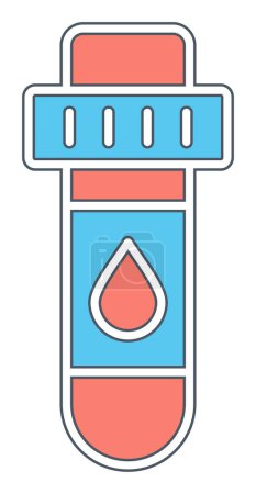 Illustration for Blood Test web icon, vector illustration - Royalty Free Image
