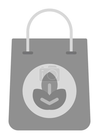 Illustration for Eco Bag icon vector illustration - Royalty Free Image