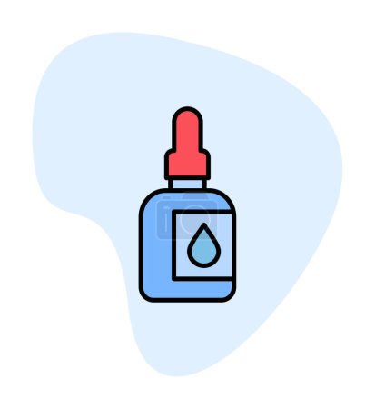 Téléchargez les illustrations : Icône Web du vaccin oral, illustration vectorielle - en licence libre de droit