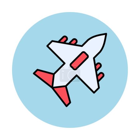 Illustration for Plane icon vector illustration - Royalty Free Image