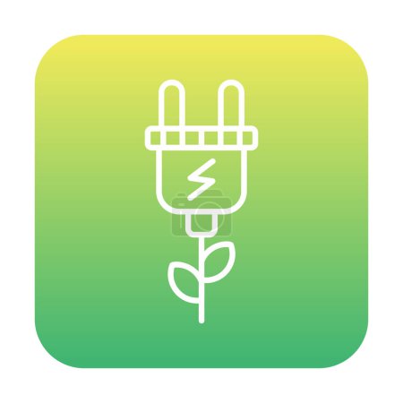Ilustración de Simple icono de energía ecológica de biomasa, ilustración de vectores - Imagen libre de derechos