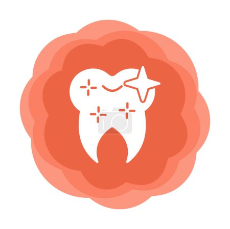 Illustration for Healthy Clean Tooth medical icon vector illustration - Royalty Free Image