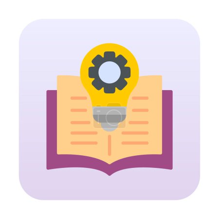Illustration for General Knowledge web icon, education learning concept - Royalty Free Image