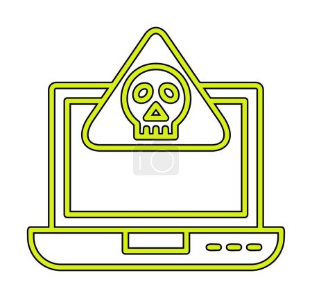 Illustration for Laptop icon, vector illustration simple design - Royalty Free Image