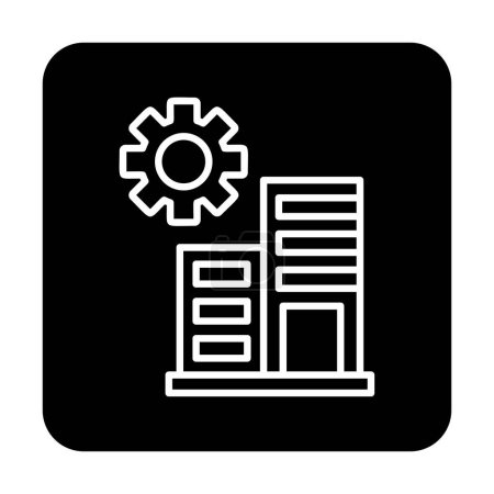 Illustration for Maintenance apartments icon vector illustration - Royalty Free Image