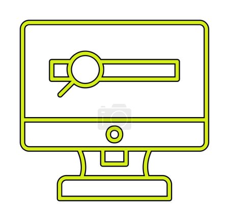 Photo for Simple Research icon, vector illustration - Royalty Free Image