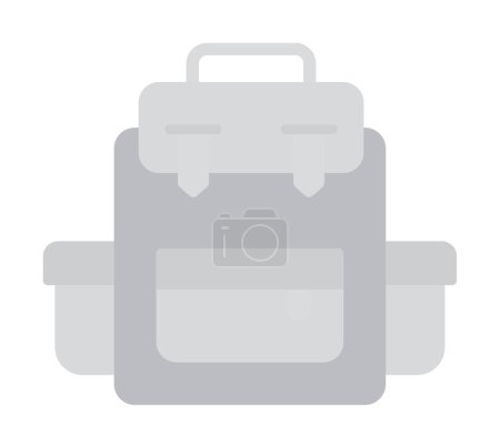 Téléchargez les illustrations : Sac à dos icône vecteur sac. enseigne de sac à dos d'école. illustration de symbole de contour isolé - en licence libre de droit