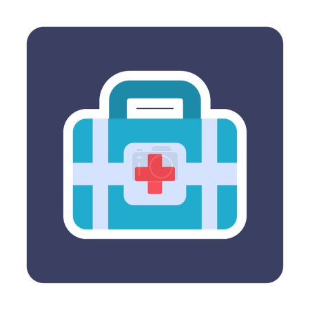 Illustration for First Aid kit icon vector illustration - Royalty Free Image