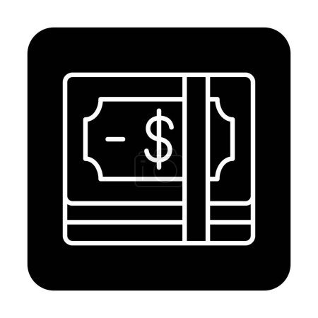Illustration for Money flat icon, vector illustration - Royalty Free Image