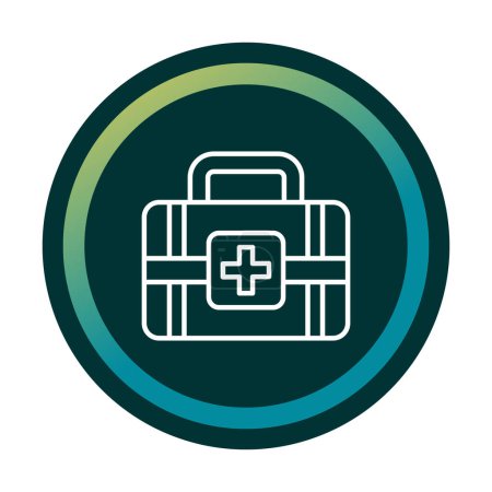 Illustration for First Aid kit icon vector illustration - Royalty Free Image