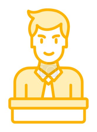 Illustration for Host icon vector illustration - Royalty Free Image
