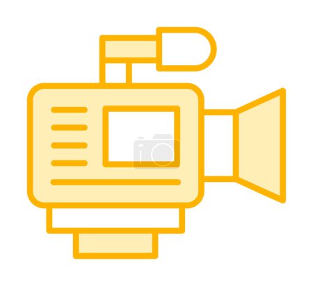 Illustration for Video camera icon, vector illustration simple design - Royalty Free Image