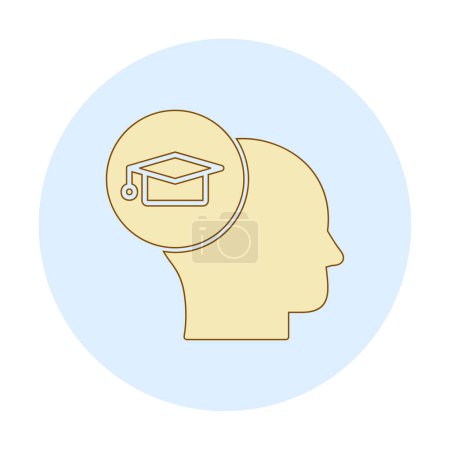 Illustration for Learning icon, vector illustration design - Royalty Free Image
