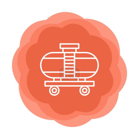 Train, wagon shipping icons. Logistic pictograms for cargo