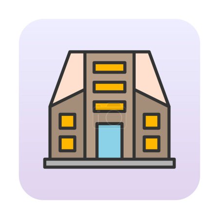 Téléchargez les illustrations : Icône web City Building, illustration vectorielle - en licence libre de droit