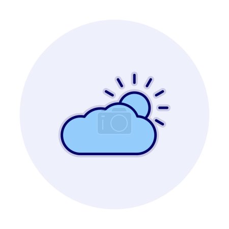 Illustration for Weather icon, vector illustration - Royalty Free Image