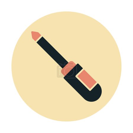 Illustration for Screwdriver tool isolated icon vector illustration - Royalty Free Image