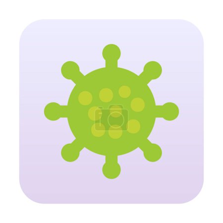 Téléchargez les illustrations : Icône du virus corona, symbole de la maladie pandémique covid-19, icône vectorielle de style ligne - en licence libre de droit