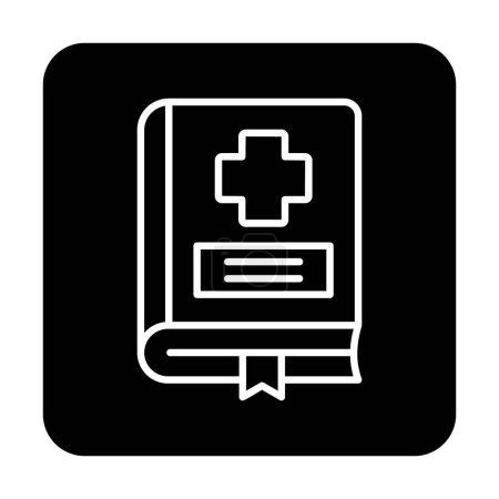 Photo for Medical Book icon vector illustration - Royalty Free Image